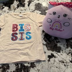 Big Sis Kids Shirt & Stuffy