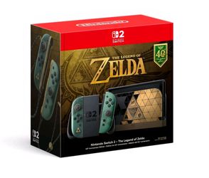 Nintendo Switch 2 - The Legend of Zelda 40th Anniversary Edition Console