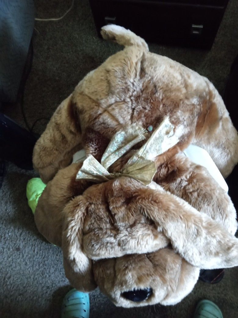 Brown Floppy Stuffed Dog