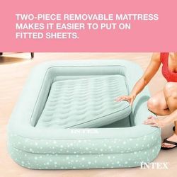 Kids Inflatable Travel Mattress, 2 Pieces