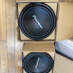 Pioneer 2 MASSIVE AUDIO GTX124 12” GTX SERIES DUAL 4-OHM SUBWOOFERS CAR SUBS (1 PAIR) To