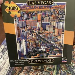 Jigsaw Puzzle- Las Vegas (Dowdle)- 1,000 Pieces