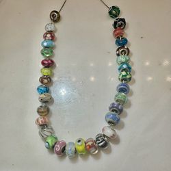 Murano Glass Necklace Vintage 
