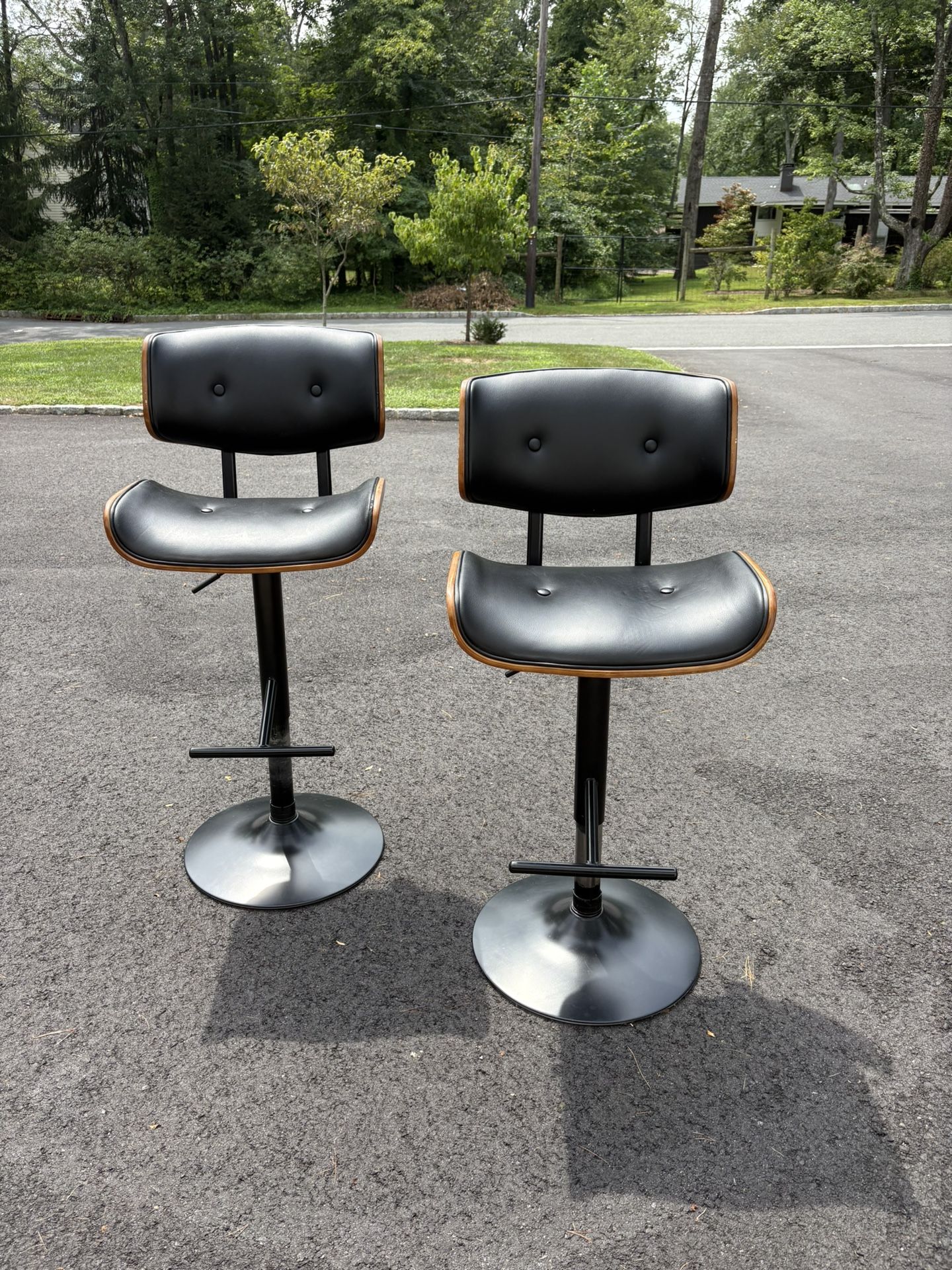 Mid-Century Modern Bar Stools, (4 available)
