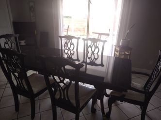 Table and chairs