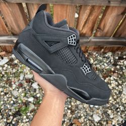 Jordan 4 Black Cat (Size 6Y, 6.5Y, 9.5, 10, 10.5, 11, 12)