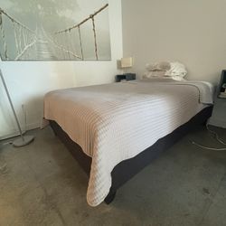 Queen Bed Frame + Mattress – FREE