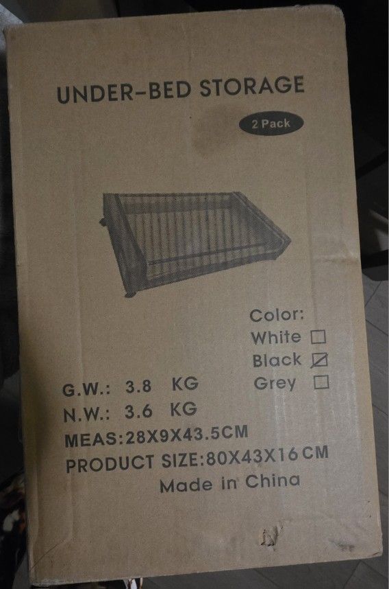 Storage- Underbed With Wheels 2