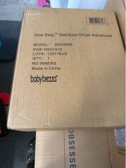 Baby bottle sterilizer and dryer