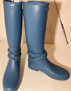 HUNTER Original Tall Refined Boots Rain size 9