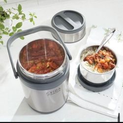 TERMO PARA COMIDAS FRIAS Y CALIENTES VIDA SANA PRINCESS HOUSE ⚘️ 