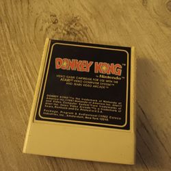 Donkey Kong (Atari 2600, 1982), Official Atari Original Tested!
