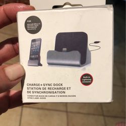 iMoreGro Phone Dock Charging Stand Dock Station Compatible with Phone X/8/8 Plus/7/7Plus/6/6 Plus/6s/6s Plus/5/SE(Black)