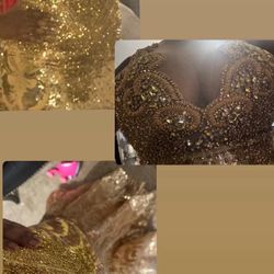 Gold Prom Dress