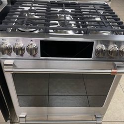 Ge café slide Gas Range stainless steel