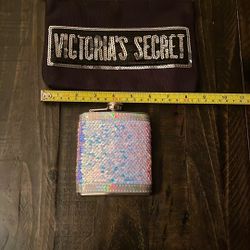 Victoria Secret Wristlet/Sequin Flask (7oz.)  Bundle