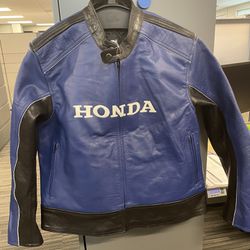 Leather Honda Motorcycle Jacket XL
