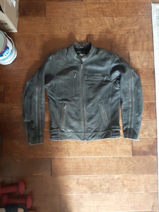 Harley Davidson Men's Medium Leather Distressed Jacket