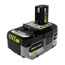 RYOBI
ONE+ 18V Lithium 6.0 Ah Battery