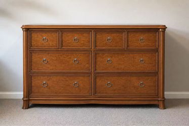 Large 8-Drawer Wooden Dresser / Chest of Drawers ($180 or best offer)