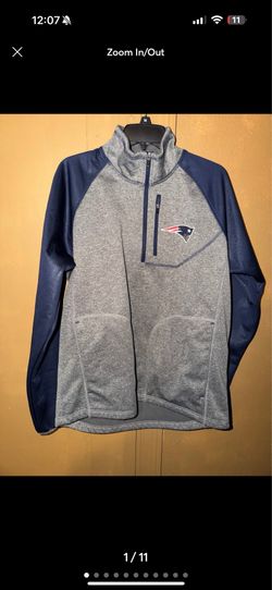 NFL Football GIII New England Patriots Track Jacket Zip Up Used Pre Owned Mens M