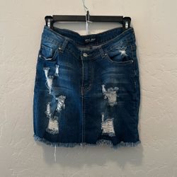 Women’s Skirt Wax Jean LA Size L