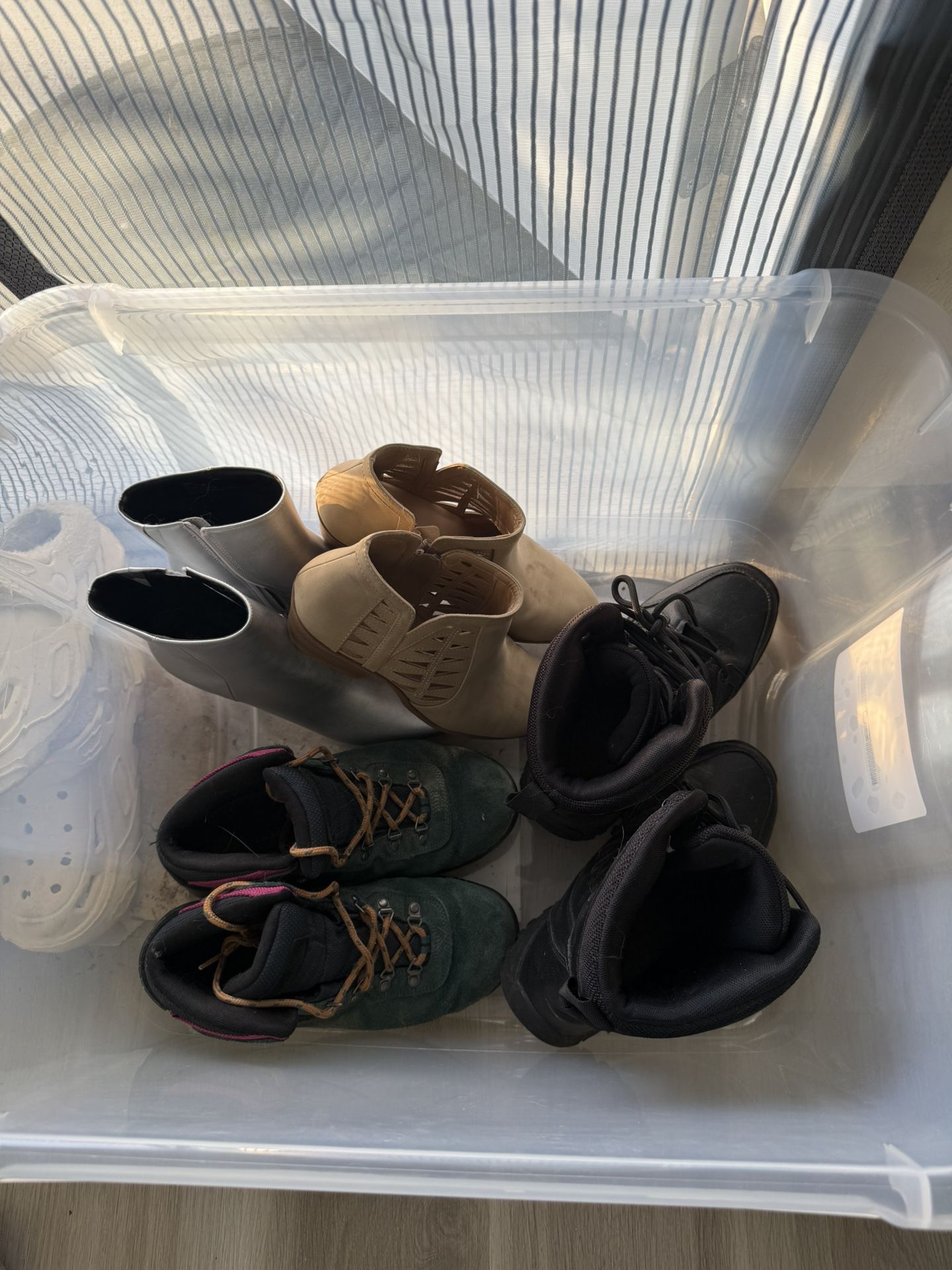 Women’s Size 8–8.5 Shoe Bundle – Boots, Hiking, Combat, Heels