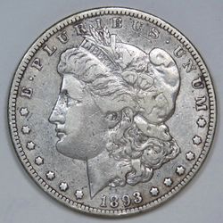 1893 Morgan Silver Dollar