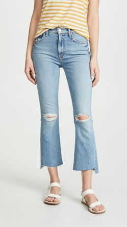 Mother Jeans—Insider Crop Step Frey Size 31