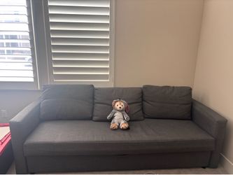 IKEA Gray Sleeper Sofa / Fold-Out Sofa Bed – Good Condition