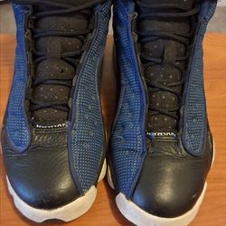 Nike Air jordans 13 retro brave blue size 6y