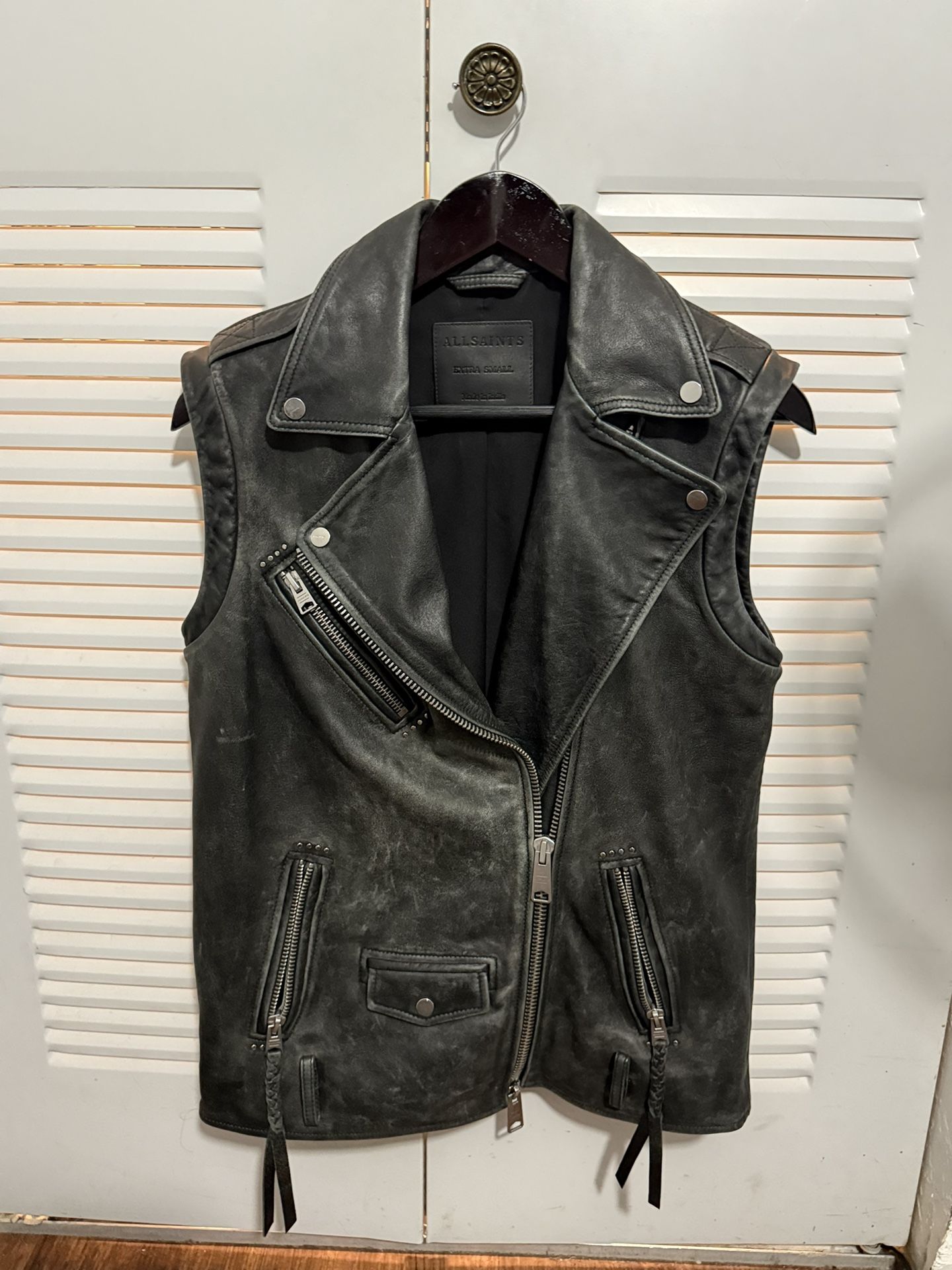 Allsaints Biker Leather Jacket