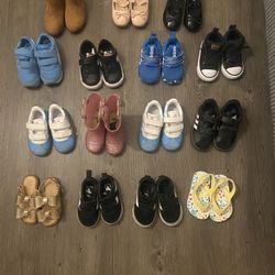 Unisex Sneakers Adidas, Vans, Pumas, Nikes Size 5T And 6t