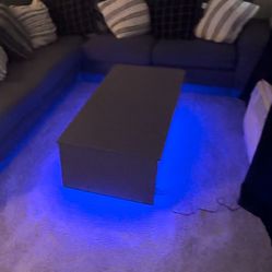 LED Table With Storage 