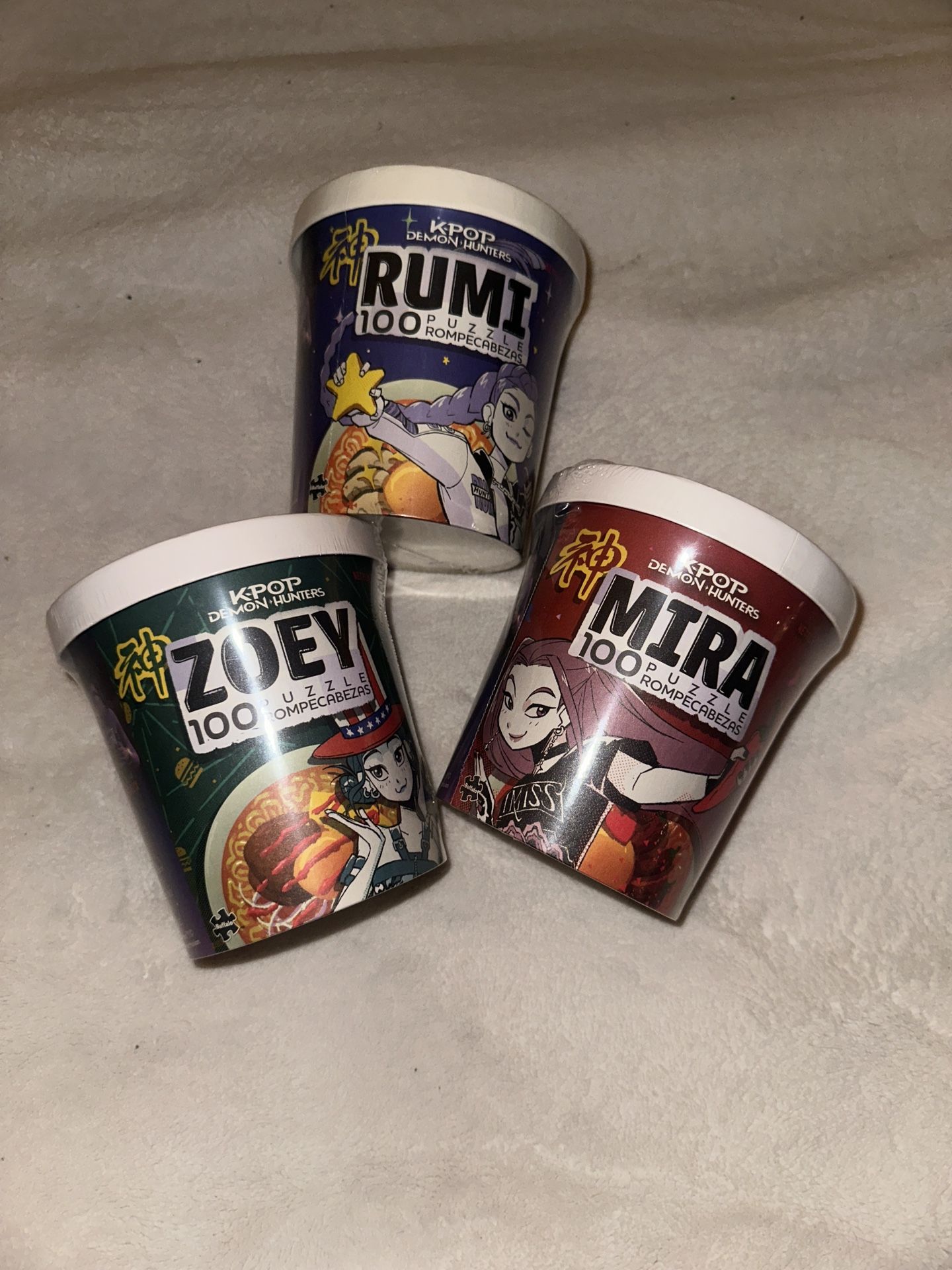 Kpop Demon Hunters Puzzle Ramen Set