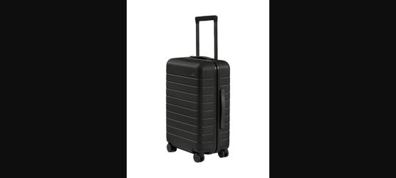 Away Carry-On 22-Inch Lightweight Polycarbonate Spinner Luggage - Jet Black