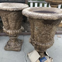 Concrete pots