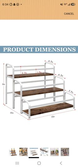 Coffee Syrup Rack,12 Bottle Capacity,3 Tier Coffee Bar Organizer,Kitchen Wine Rack,Coffee Station for Syrup,