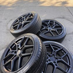Michelin Tires And Liquid Metal Rims 225/40zr18