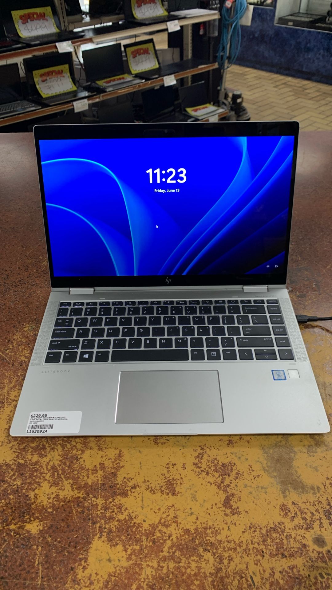 Hp Elite Book X360 Laptop TOUCHSCREEN/ W Charger
