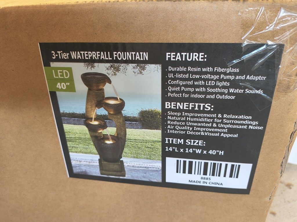 Three Tiered Water Fountain