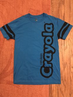 Crayola Crayon Spirit Halloween Costume Cerulean Blue Hat Socks Skirt Outfit