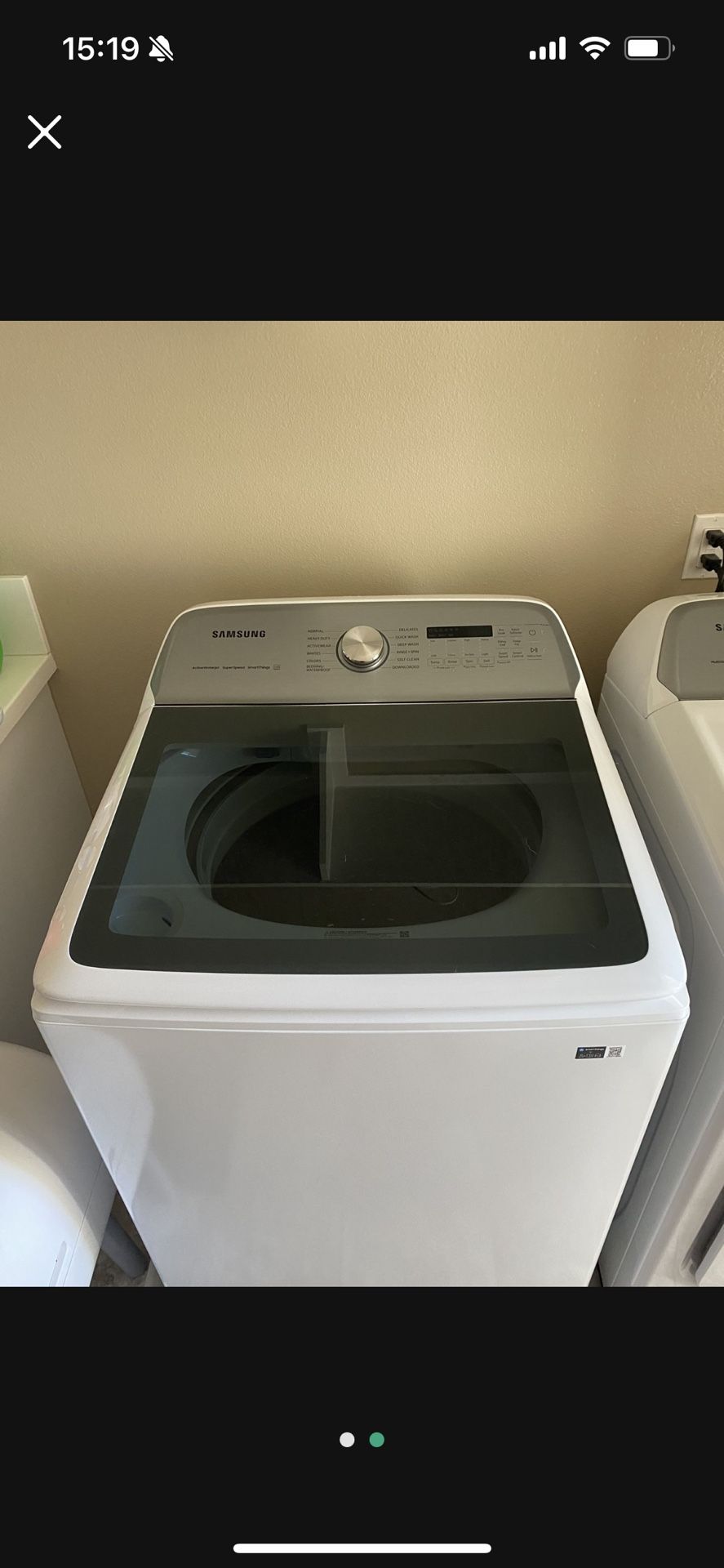 Samsung Washer And Dryer.