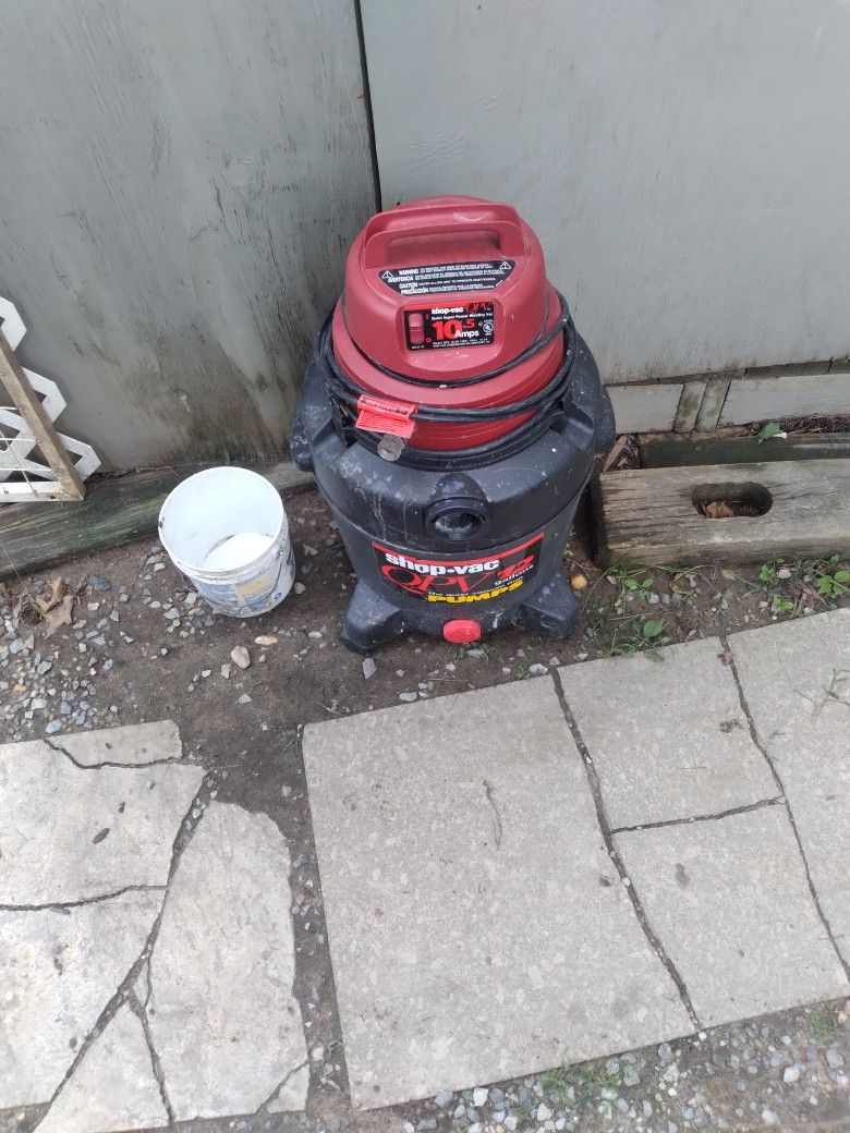 shop-vac qpv 12 gallon 10.5 amp model qpv 10.5b 120v
