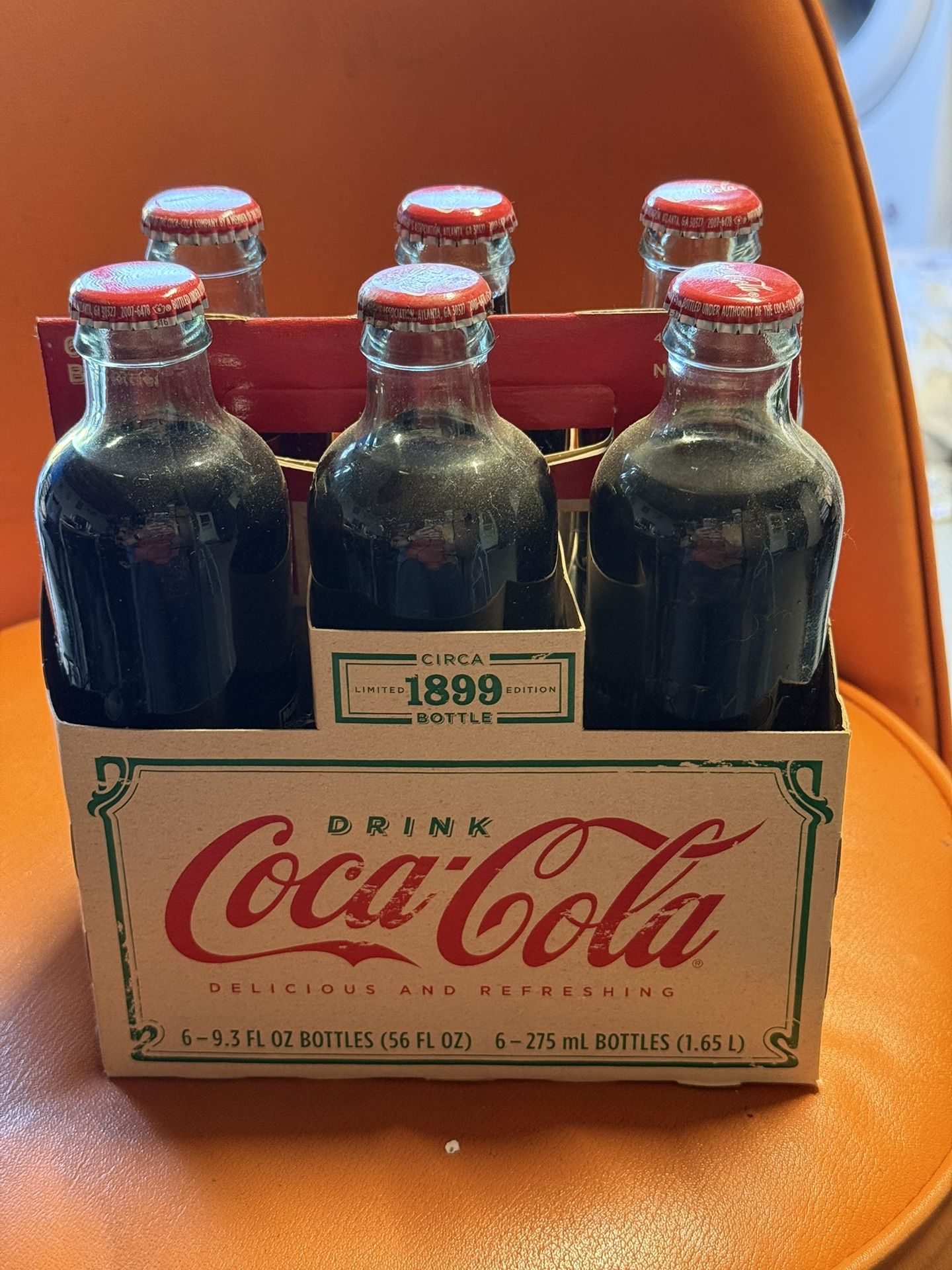 Vintage Coca Cola Case Total 24 Bottles With Cases And Box