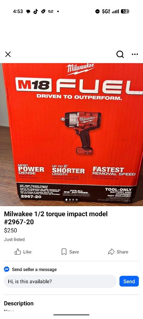 M18 High Torque Impact