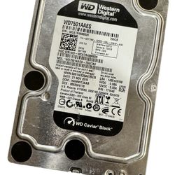 Western Digital WD7501AAES-75W7A0 750GB 3.5” Hard Drive, Tested.