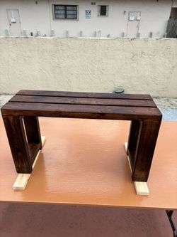 Two Wooden Benches