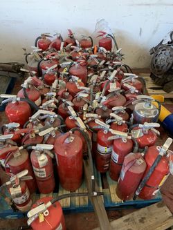 Fire extinguishers and inspections in good non used shape.