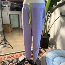 Pastel Purple Fig Scrub Jogger
